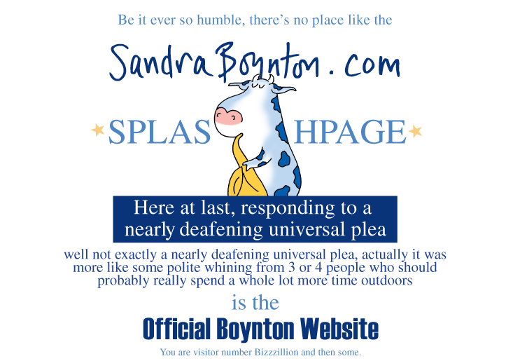 The Official Sandra Boynton Web Site